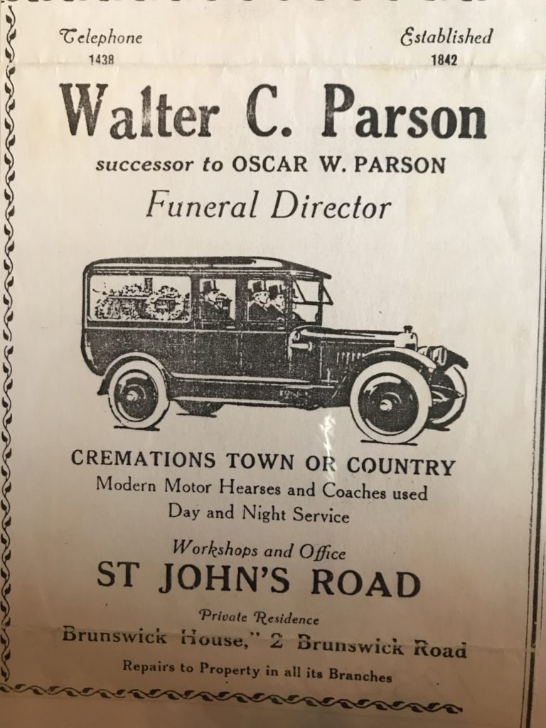 Walter C. Parson Funeral Director